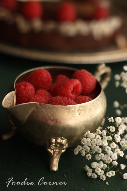 Tree cake raspberry